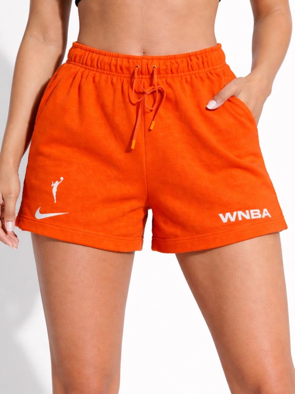 Nike Orange WNBA Fleece Athletic Shorts